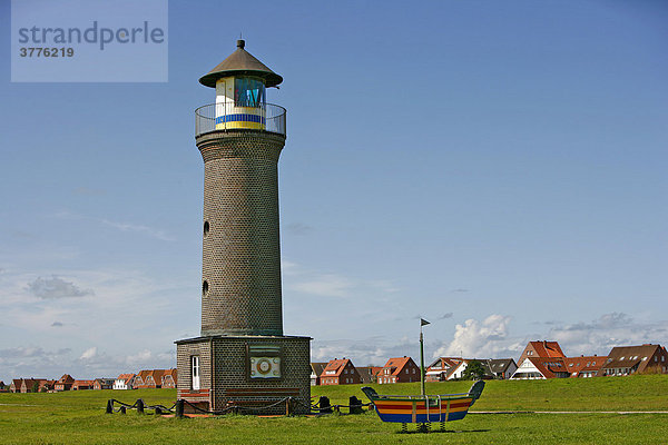 Leuchtturm  Nordseeinsel Juist  Niedersachsen  Deutschland