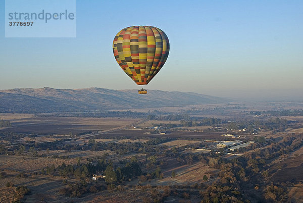 Fahrt mit dem Heißluftballon  Südafrika