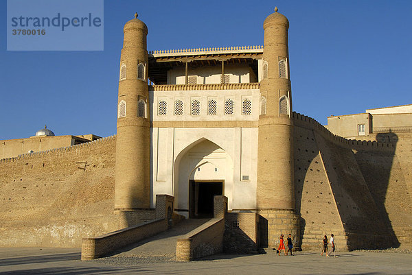 Eingangsportal zur Ark Festung Buchara Usbekistan