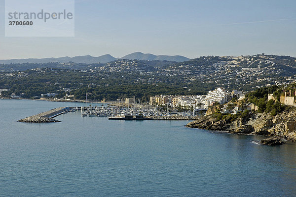 Hafen von Moraira  Costa Blanca  Spanien