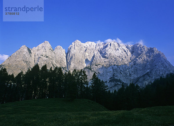 Gipfel des Spik im Martuljek Massiv  Triglav Nationalpark  Slowenien