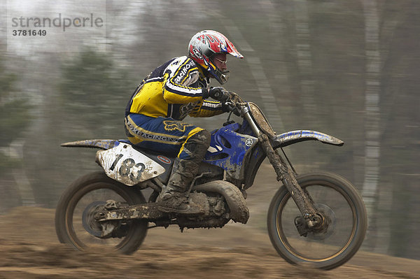 Moto Cross Fahrer