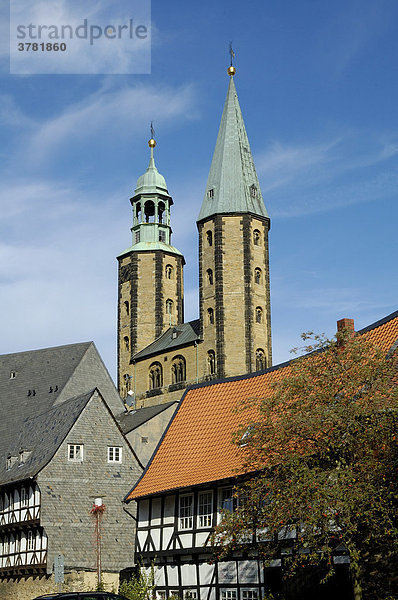 UNESCO-Welterbestätte Altstadt Marktkirche Goslar Niedersachsen Deutschland