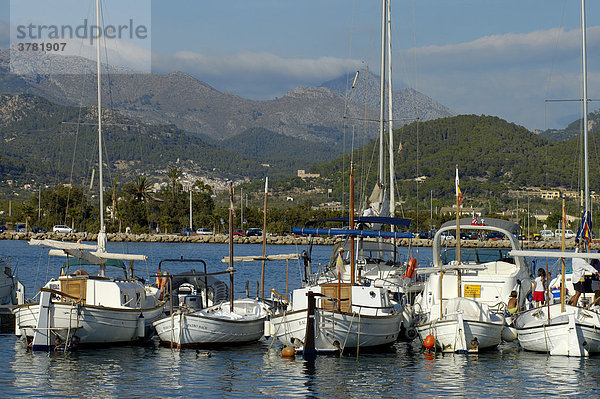 Bucht  Boote  Port d'Andratx  Spanien