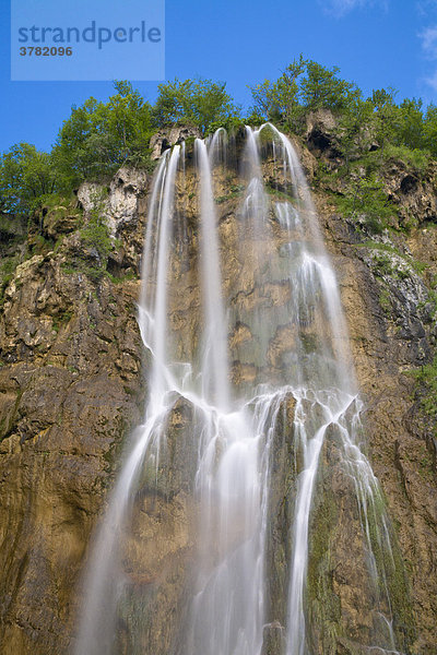 Wasserfall  Nationalpark Plitvicer Seen  Lika-Senj  Kroatien