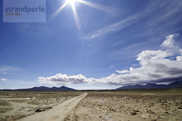 Landschaft im Hochland von Uyuni  Bolivien