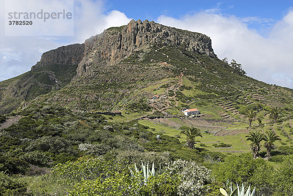 Tafelberg Fortaleza  Insel La Gomera  Kanarische Inseln  Spanien  Europa Insel La Gomera