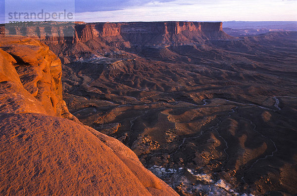 Green River Overlook  Canyonlands Nationalpark  Utah  Vereinigte Staaten von Amerika  USA