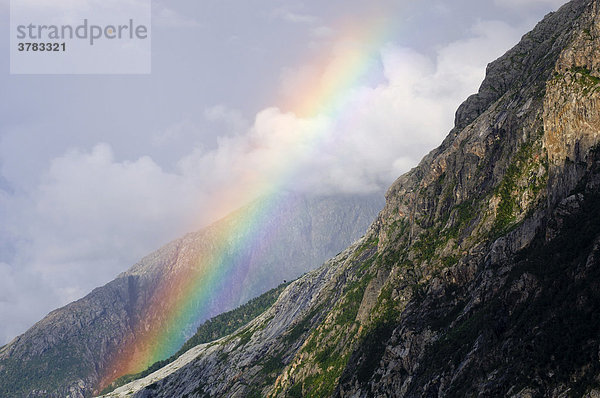 Regenbogen  Norwegen  Skandinavien