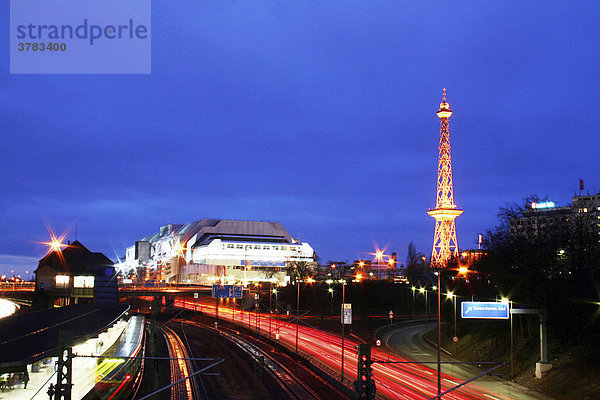 Westend  Stadtautobahn  ICC und Funkturm  Berlin  Deutschland