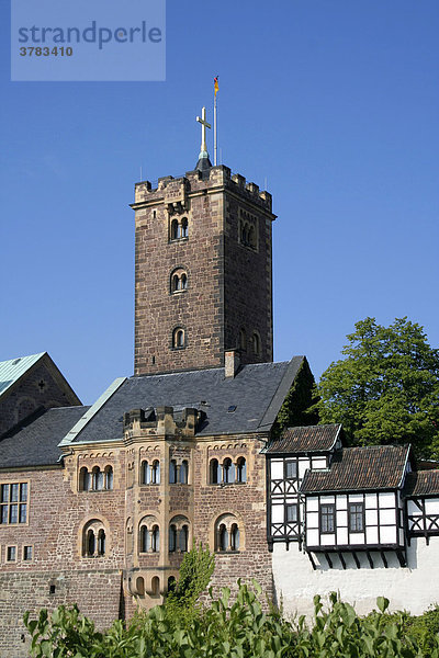 Wartburg in Eisenach  Thüringen  Deutschland