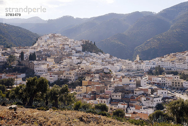 Moulay Idriss  holy town in Morocco  Africa