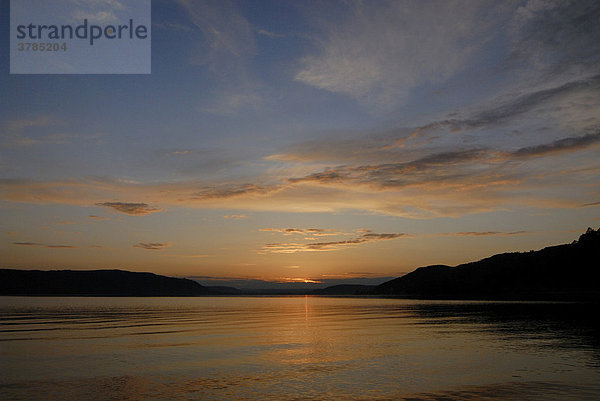 Abendstimmung am Bodensee - Baden Württemberg  Deutschland  Europa.