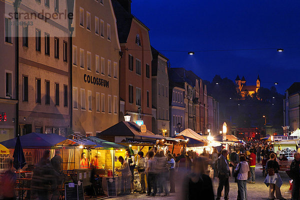 Stadtamhof  Bürgerfest Regensburg  Oberpfalz  Bayern