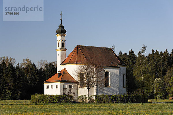 Leonhardikapelle in Dietramszell  Tölzer Land  Oberbayern