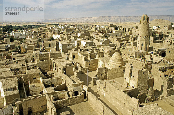 Oase Dachla mit der von der UNESCO geschützten Altstadt El Kasr Ägypten
