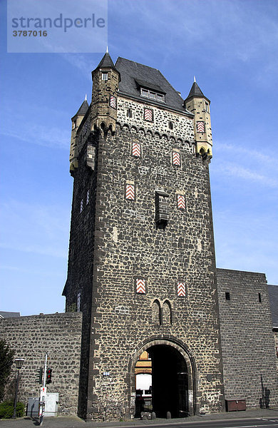Obertor  Stadttor in der mittelalterlichen Befestigung  Mayen  Rheinland-Pfalz  Deutschland