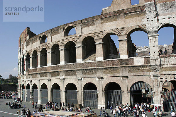 Das Kolosseum  Rom Italien Europa
