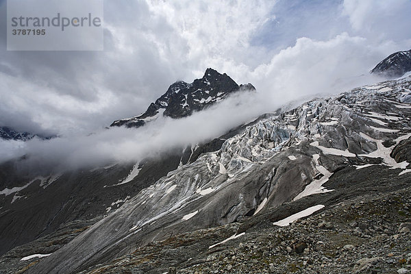 Glacier Blanc  Provence-Alpes-Cote de Azur  Hautes-Alpes  Frankreich
