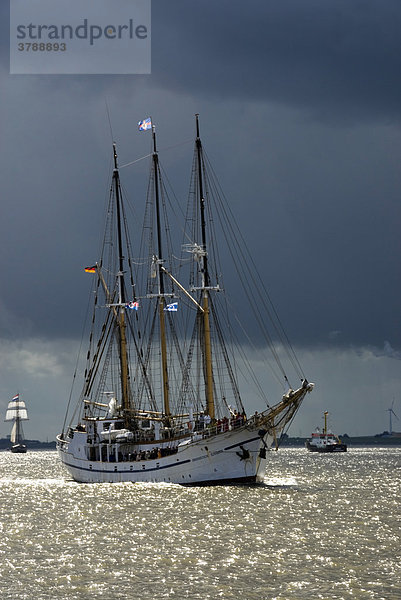 Großsegler Grossherzogin Elisabeth auf der Sail 2010  Bremerhaven  Deutschland