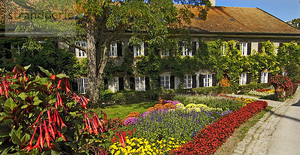 Garten in Aying Oberbayern Deutschland
