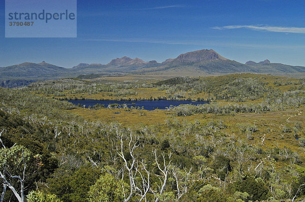 Lake Windermere am Overland Track Cradle Mountain Lake St Clair Nationalpark Tasmanien Australien