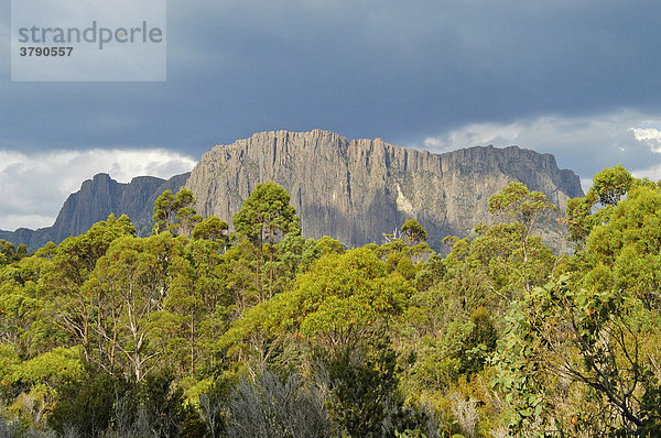 Cathedral Mountain am Overland Track Cradle Mountain Lake St Clair Nationalpark Tasmanien Australien