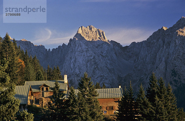 Vorderkaiserfeldenhütte am Wilden Kaiser Tirol Österreich