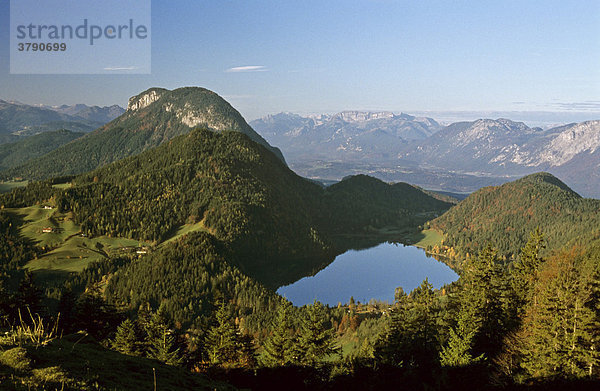 Hintersteinersee und Achleitnerkogel von der Steiner Hochalm Tirol Österreich