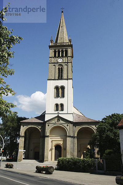 BRD Deutschland Brandenburg Oranienburg Kirche St Michael am Stadtplatz