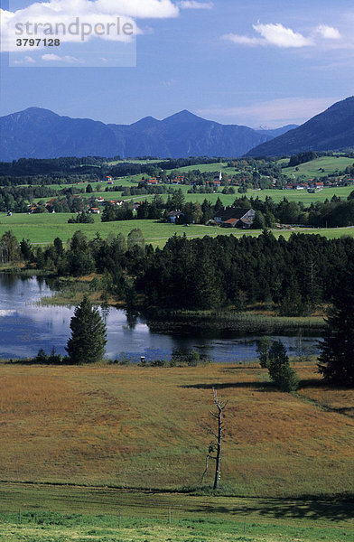 Schwaigsee mit Bayersoien - Oberbayern