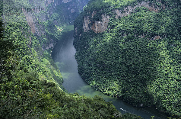 Canyon del Sumidero Nationalpark Blick von Mirador Chiapas Mexiko