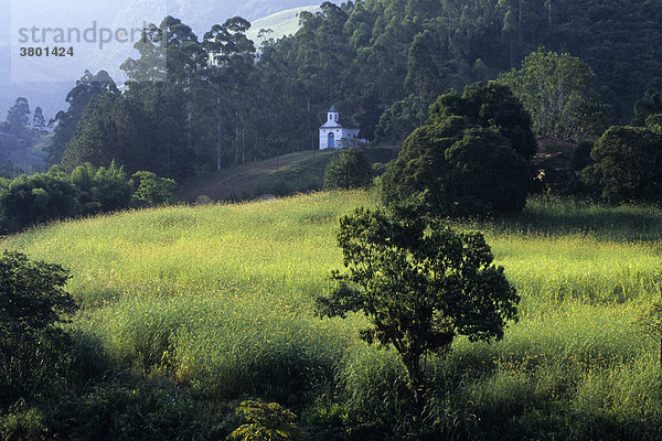 Brasilien  Serra da Mantiqueira Gebirge  Landschaft