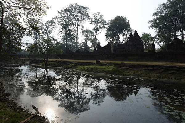 Kambodscha  Siem Reap  Angkor  Banteay Srei  Hindu-Tempelruinen