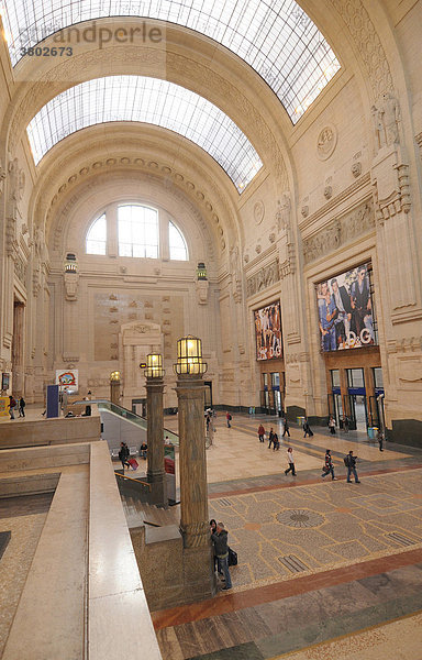 Italien  Mailand  der Hauptbahnhof