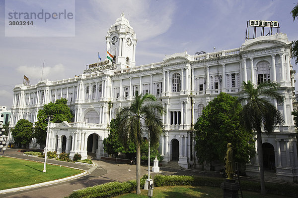 Indien  Tamil Nadu  Chennai ex Madras  Ripon Gebäude  der Municipal Corporation in Chennai