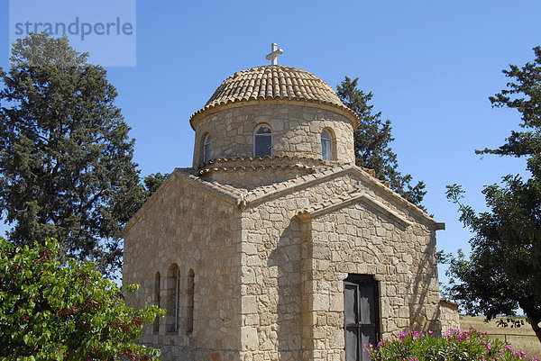 Kapelle neben dem Apostel Apostolos Barnabas Kloster bei Salamis Nordzypern Zypern