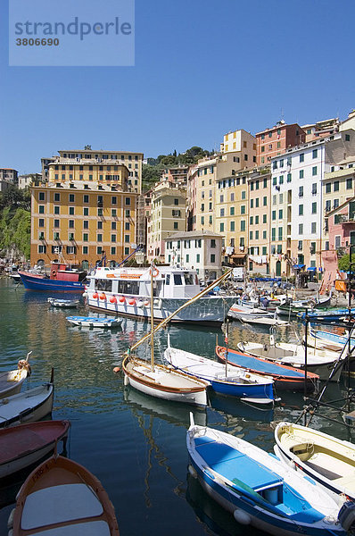 Camogli bei Portofino Riviera di Levante Ligurien Italien