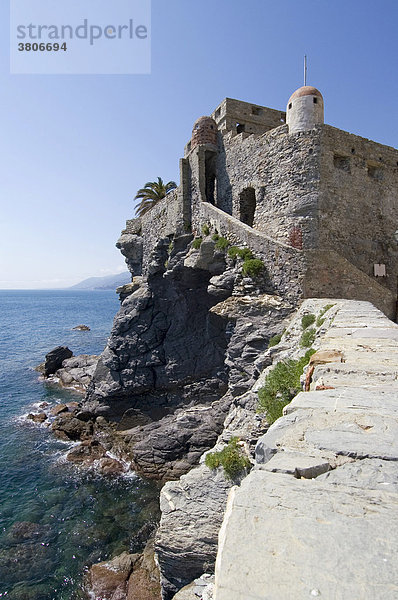 Camogli bei Portofino Riviera di Levante Ligurien Italien