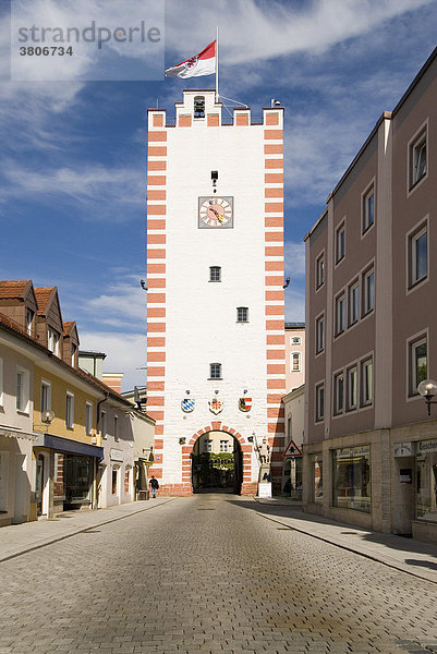 Mühldorf am Inn Oberbayern Deutschland Münchner Tor