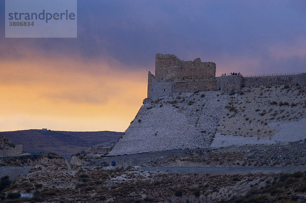 Jordanien Festung Karak am King's Highway von Amman nach Aqaba