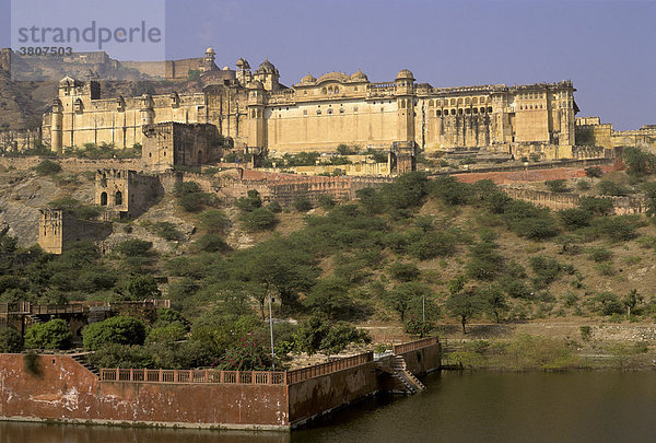 Amber Fort bei Jaipur  Rajasthan  Indien