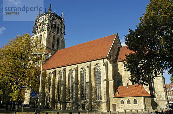 Liebfrauenkirche  Münster  NRW  Nordrhein Westfalen  Deutschland
