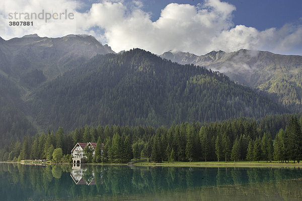 Antholzer See und Hotel  Südtirol  Italien