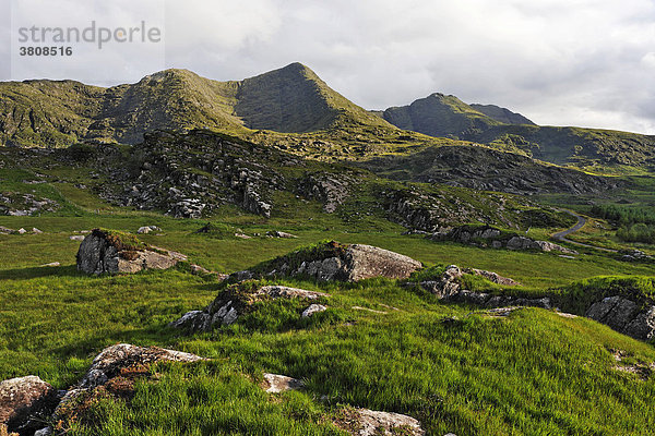 Bergszenerie der Reeks  Kerry  Irland