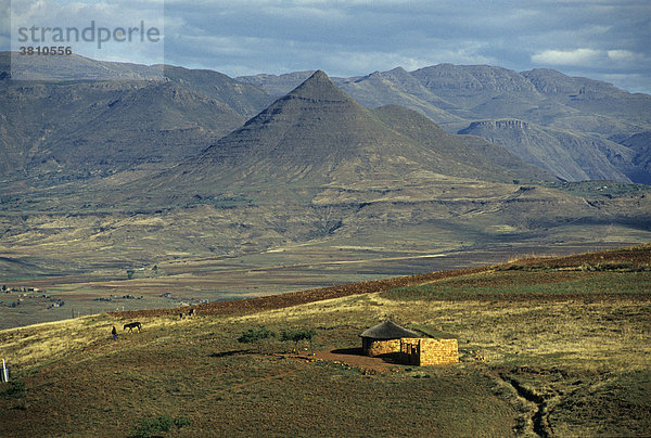 Maluti-Berge in Lesotho  Afrika