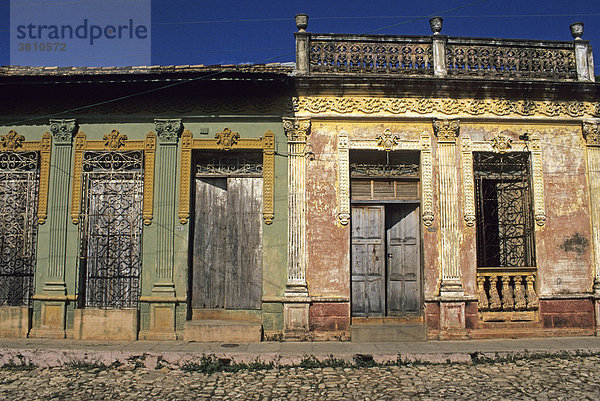 Hausfassaden in Trinidad  Kuba
