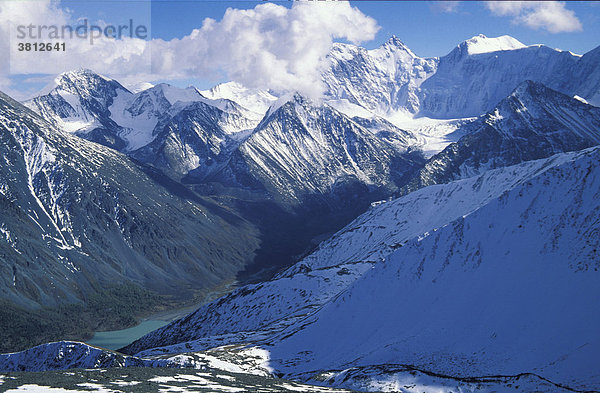 Altai  Gipfel Belukha(4506m)-der hoechste Berg Sibiriens