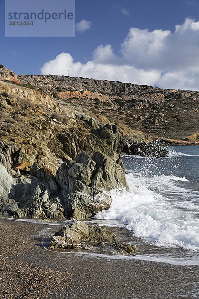 Küste in Erimoupoli (Itanos)  Ostkreta  Kreta  Griechenland