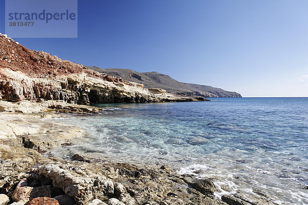 Skinias-Bucht (Karoumbes-Bucht)  Ostkreta  Kreta  Griechenland